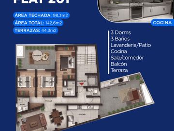 Departamentos en  Preventa Cerro Colorado