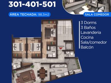 Departamentos en  Preventa Cerro Colorado (ENTREGA JUNIO 2025)
