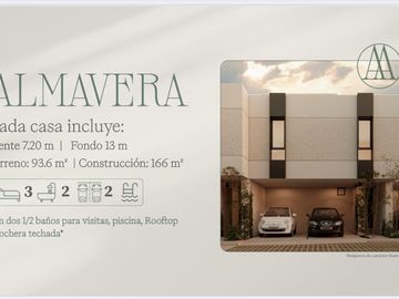 Casa Condominio ALMAVERA. ¡Excelente opción! Bien ubicada al norte de la cd.