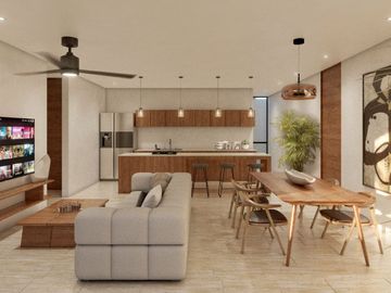 VENTA DE DEPARTAMENTOS DE 1 REC EN PRIVADA DE TEMOZÓN NORTE, MÉRIDA YUCATÁN.