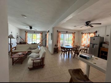 Casa Blanca. Beachfront house for sale in Sisal