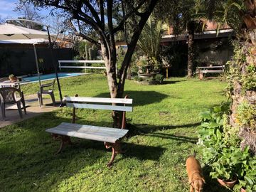 VENDE CASA CON TERRENO DE 750 M2 - 3 DORM, 2 BAÑOS, PISCINA EN  LO HERRERA SAN BERNARDO