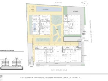 Departamento Triplex 3 Ambientes en Vicente López Río Amplia vista