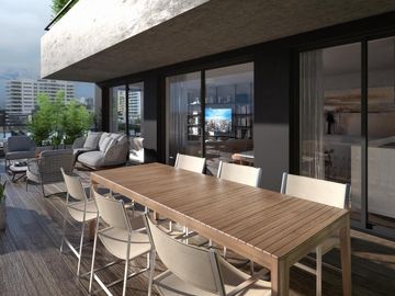 Departamento Triplex 3 Ambientes en Vicente López Río Amplia vista
