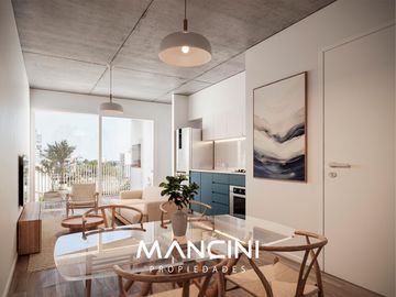 Departamento en venta de 3 ambientes con balcon al frente