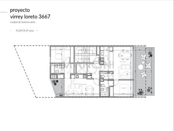 Departamento en venta de 3 ambientes con balcon al frente
