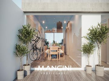 Departamento en venta de 3 ambientes con balcon al frente