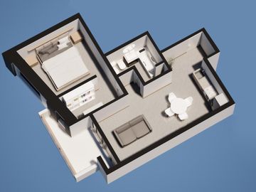 DEPARTAMENTO DE POZO VENTA 2 AMBIENTES 
