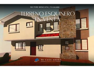 TERRENO ESQUINERO EN VENTA