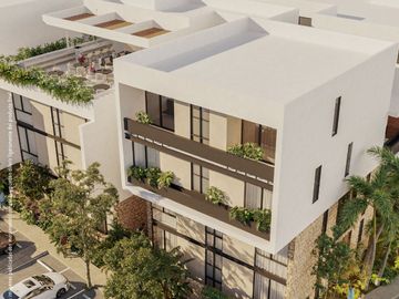Departamento en Venta en Temozón Norte con Amenidades y Club de Playa
