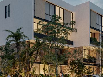 Departamento en Venta en Temozón Norte con Amenidades y Club de Playa