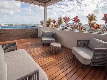 Departamento en venta en Playa del Carmen de 1 habitación a 5  minutos de la playa