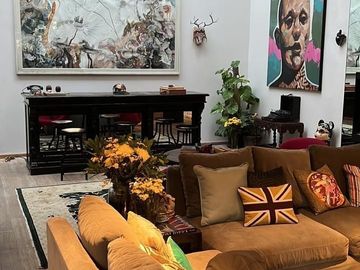 Casa en renta amueblada calle cerrada c/ vigilancia San Ángel Inn Álvaro Obregón