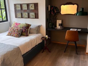 Casa en renta amueblada calle cerrada c/ vigilancia San Ángel Inn Álvaro Obregón