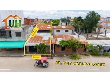 00643-VENDO VIVIENDA PUCALLPA - FRENTE A PLAZA PEDRO PORTILLO