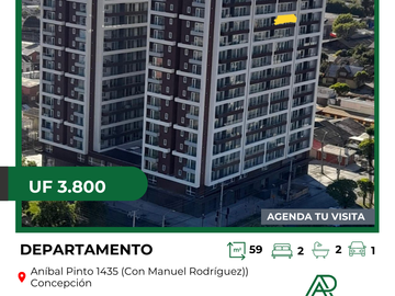 VENTA DPTO CERCANO  UNIVERSIDAD SAN SEBASTIAN