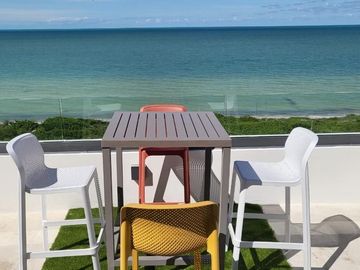 DEPARTAMENTO EN VENTA FRENTE AL MAR EN TURENA TELCHAC PUERTO EN MÉRIDA YUCATÁN
