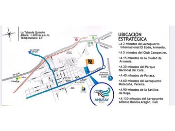 Venta de casa La Tebaida Quindio unidad Amuray Casas