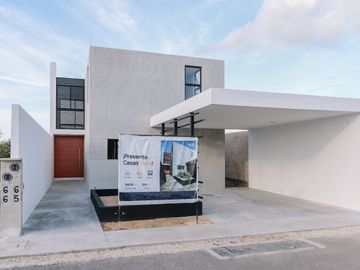 CASA EN VENTA MERIDA DE 3 RECAMARAS EN PRIVADA NADIRA EN CONKAL