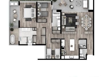 Departamento en Venta en Exclusivo Proyecto - SIN COMISIÓN - Francisco de Riveros - Entrega Segundo semestre 2025.