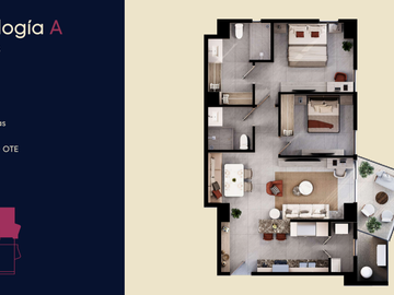 Departamento en preventa en Santa María