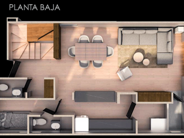 Town Houses en RENTA en Zona Esmeralda