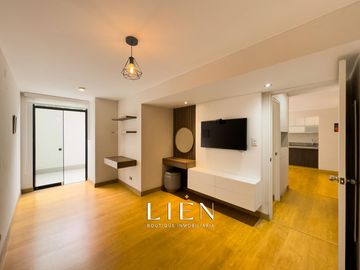 Flat de 101.94m² – Terraza interna – Frente a parque – Áreas comunes