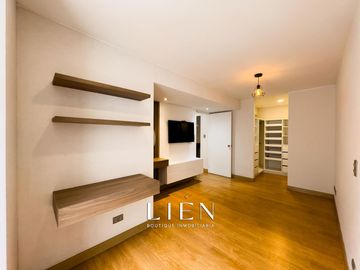 Flat de 101.94m² – Terraza interna – Frente a parque – Áreas comunes