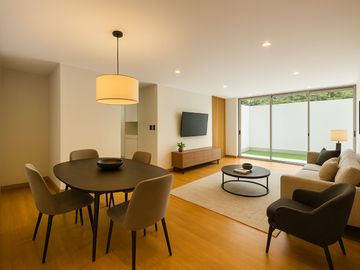 Flat de 101.94m² – Terraza interna – Frente a parque – Áreas comunes