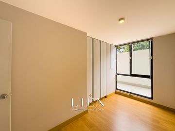 Flat de 101.94m² – Terraza interna – Frente a parque – Áreas comunes