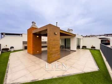 Flat de 101.94m² – Terraza interna – Frente a parque – Áreas comunes