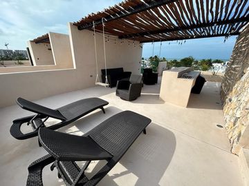 Departamento en la playa totalmente amueblado en Chicxulub Puerto