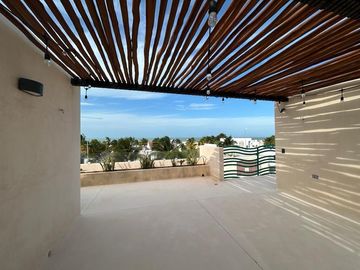 Departamento en la playa totalmente amueblado en Chicxulub Puerto