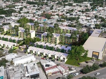 Preventa Departamento en Mérida de 1 habitación, en Av. Correa Racho _ Inicial