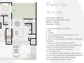 VENTA DEPARTAMENTO MERIDA DE 2 RECAMARAS EN PLANTA ALTA CON BALCÓN EN DZITYÁ