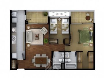 Departamento en Venta en Las Margaritas, Huertos Familiares