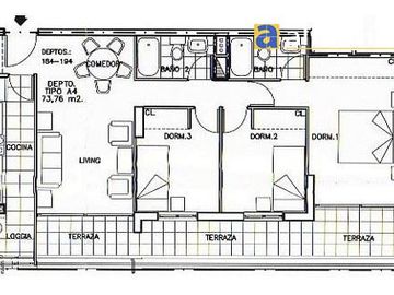 Departamento en Venta en Condominio Buenavista Torre A piso 19