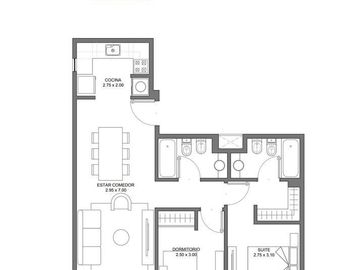 Departamento 3 ambientes en venta en caballito