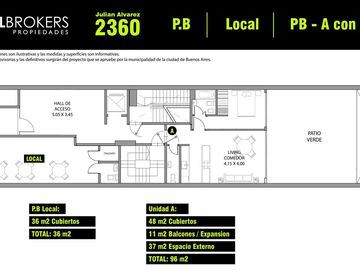 Departamento - Venta -Palermo -  2 ambientes