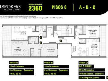 Departamento - Venta -Palermo -  2 ambientes