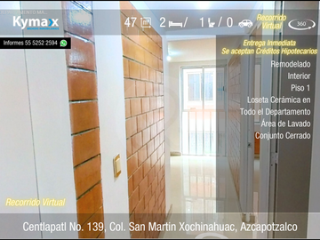 Departamento en venta en San Martín Xochinahuac