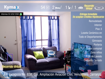 Departamento en venta en Ampliación Aviación Civil