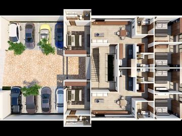 Departamento en venta en Mérida, Ebano, Conkal ( 3 R)
