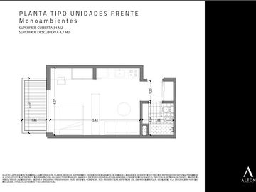 Monoambiente al frente - Venta - Villa Devoto