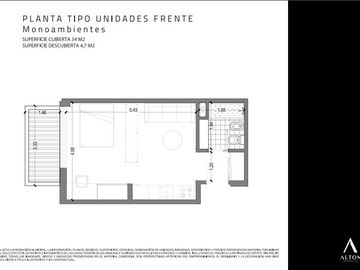 Monoambiente al frente - Venta - Villa Devoto