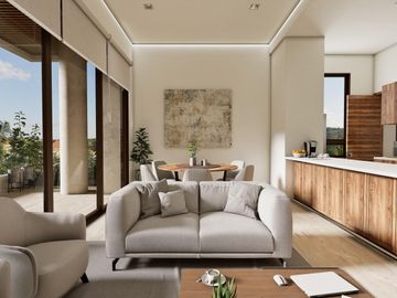DEPARTAMENTO 2 RECÁMARAS CON TERRAZA EN ZONA SUR DE CANCÚN. PREVENTA.