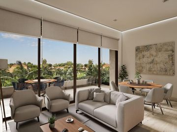 DEPARTAMENTO 2 RECÁMARAS CON TERRAZA EN ZONA SUR DE CANCÚN. PREVENTA.