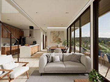 DEPARTAMENTO 2 RECÁMARAS CON TERRAZA EN ZONA SUR DE CANCÚN. PREVENTA.