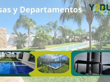 Casa de 659 m2 de construcción en Privada con Amenidades en Mérida