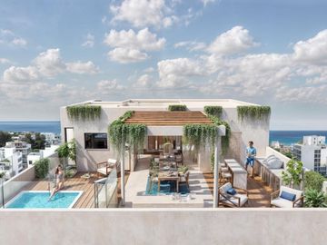 DEPARTAMENTO 1 RECÁMARA CON BALCÓN EN PLAYA DEL CARMEN. PREVENTA.
